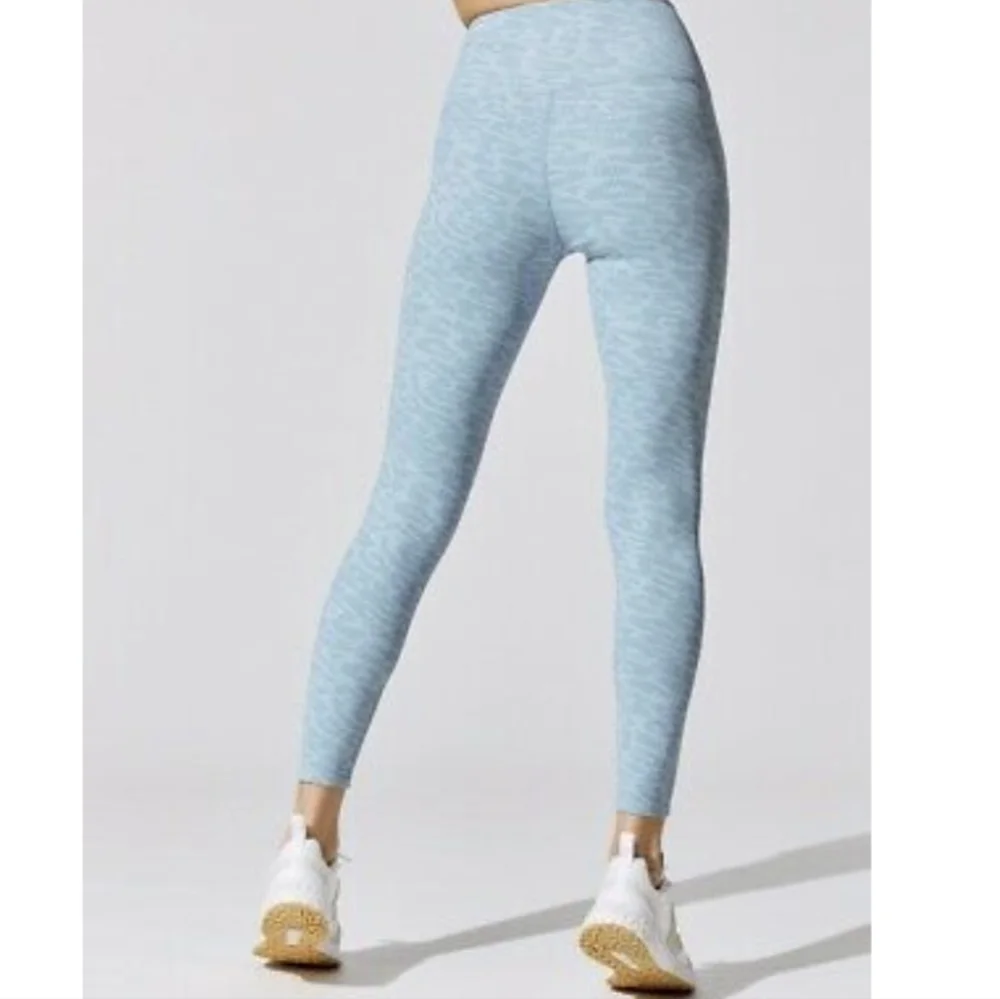 Carbon38 ribbed leopard leggings - Picture 3 of 9